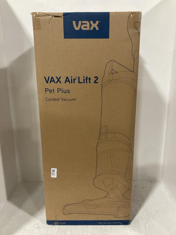 Lot 420  
            Chesterfield SR47 - Parcel Delivery Only 

                
VAX AIR LIFT 2 PET PLUS CORDED VACUUM CLEANER ORIGINAL RRP £220 (LOCATION: B4)