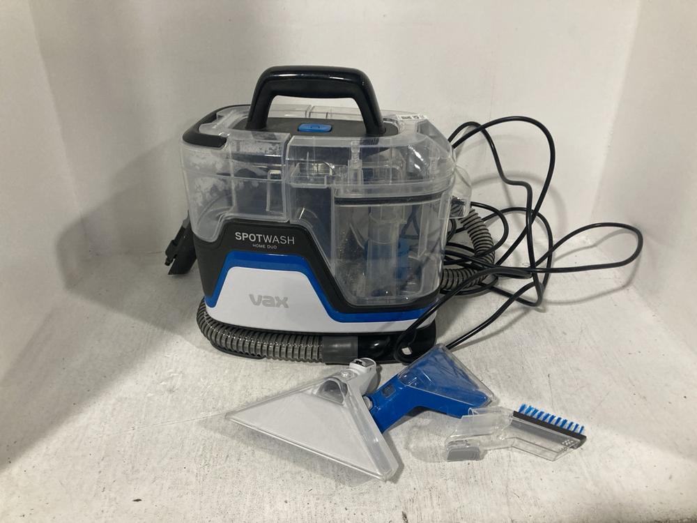 Lot 426  
            Chesterfield SR47 - Parcel Delivery Only 

                
VAX SPOTWASH HOME DUO SPOT CLEANER ORIGINAL RRP £103 (LOCATION: B4)