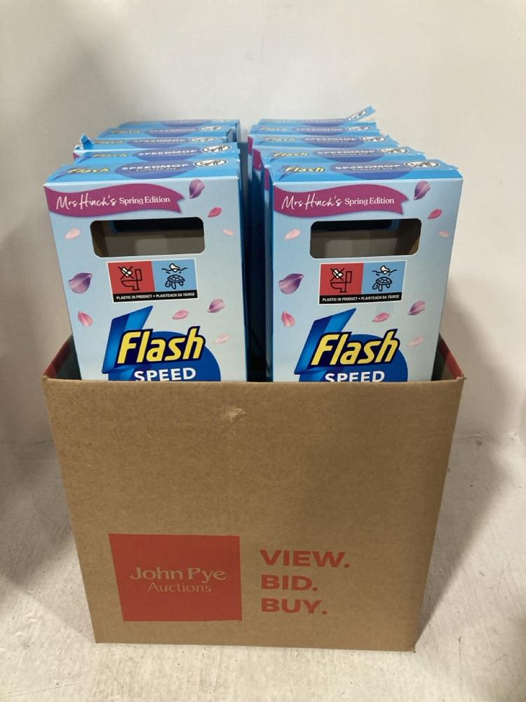 Lot 447  
            Chesterfield SR47 - Parcel Delivery Only 

                
10 X FLASH SPEEDMOP STARTER KIT TOTAL ORIGINAL RRP £200 (LOCATION: B5)