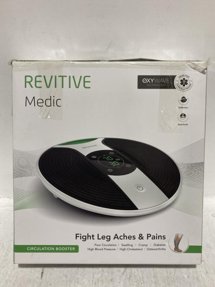 Lot 44  
            Chesterfield SR47 - Parcel Delivery Only 

                
REVITIVE MEDIC CIRCULATION BOOSTER ORIGINAL RRP £299 (LOCATION: D8)