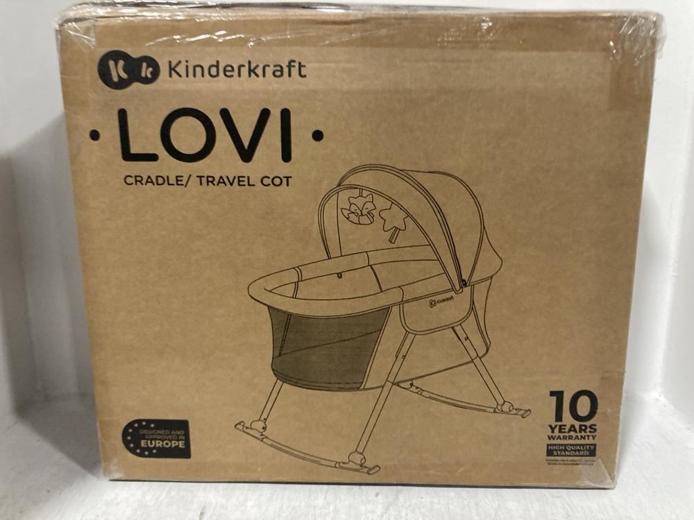 Lot 456  
            Chesterfield SR47 - Parcel Delivery Only 

                
KINDERKRAFT LOVI TRAVEL COT (LOCATION: B6)