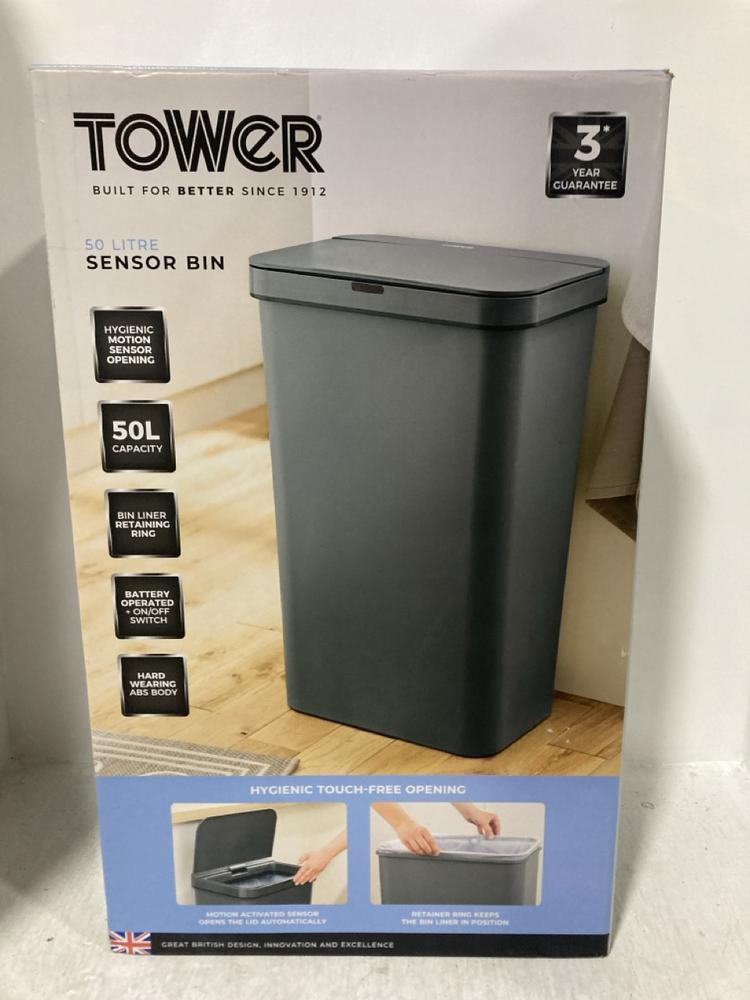 Lot 460  
            Chesterfield SR47 - Parcel Delivery Only 

                
TOWER 50L SENSOR BIN (LOCATION: B6)