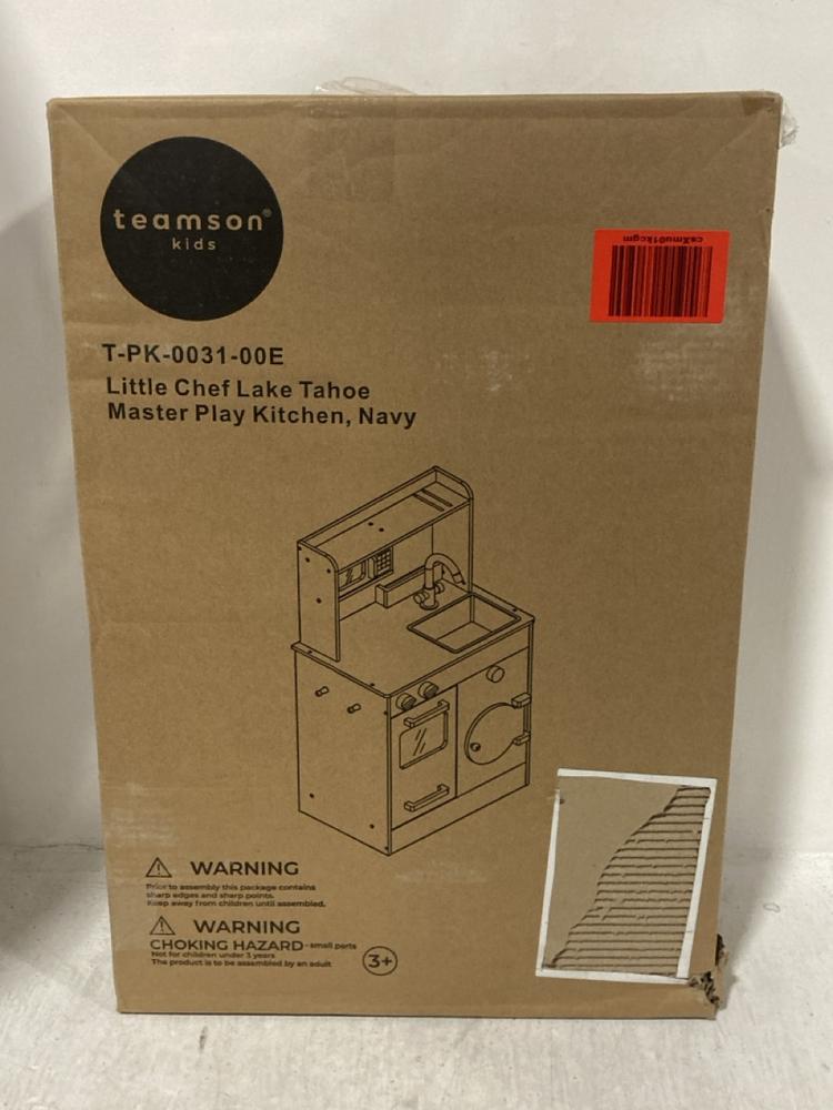 Lot 462  
            Chesterfield SR47 - Parcel Delivery Only 

                
TEAMSON KIDS LITTLE CHEF LAKE TAHOE MASTER PLAY KITCHEN IN NAVY (LOCATION: B6)