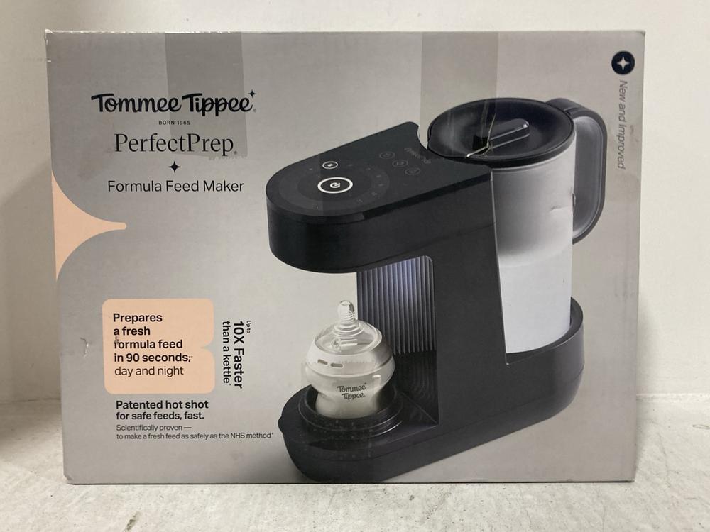 Lot 464  
            Chesterfield SR47 - Parcel Delivery Only 

                
TOMMEE TIPPEE PERFECT PREP FORMULA FEED MAKER ORIGINAL RRP £139 (LOCATION: B6)