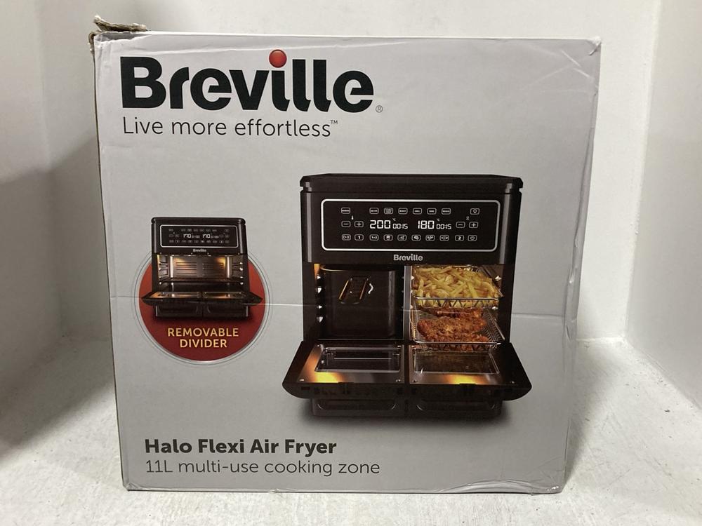 Lot 478  
            Chesterfield SR47 - Parcel Delivery Only 

                
BREVILLE 11L HALO FLEXI AIR FRYER ORIGINAL RRP £130 (LOCATION: B6)