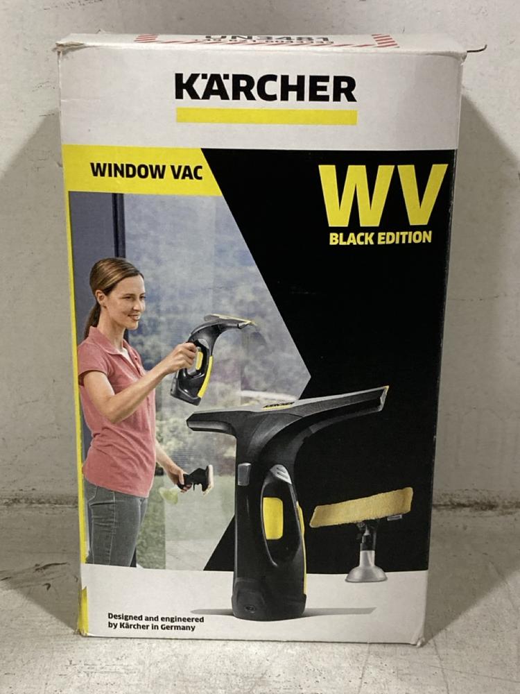 Lot 509  
            Chesterfield SR47 - Parcel Delivery Only 

                
KARCHER WV BLACK EDITION WINDOW VAC (LOCATION: B8)