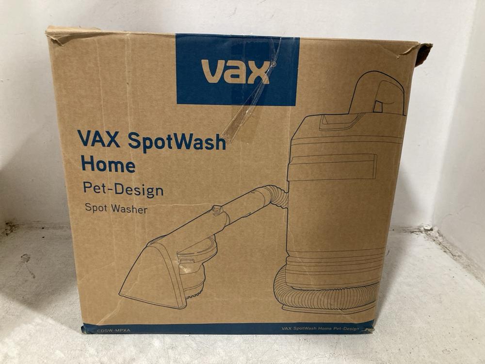 Lot 526  
            Chesterfield SR47 - Parcel Delivery Only 

                
VAX SPOTWASH HOME PET DESIGN SPOT WASHER ORIGINAL RRP £199 (LOCATION: B8)