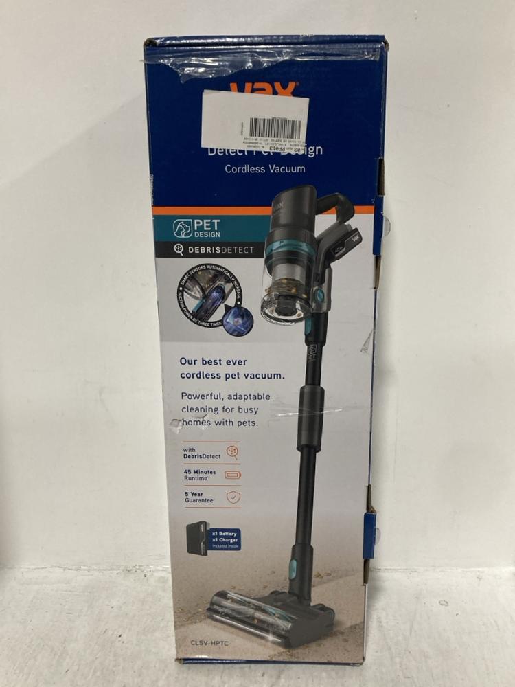 Lot 532  
            Chesterfield SR47 - Parcel Delivery Only 

                
VAX HOMEPRO DETECT PET DESIGN CORDLESS VACUUM CLEANER ORIGINAL RRP £300 (LOCATION...