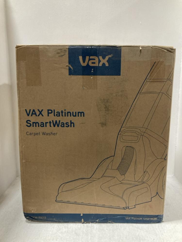 Lot 59  
            Chesterfield SR47 - Parcel Delivery Only 

                
VAX PLATINUM SMARTWASH CARPET WASHER. (LOCATION: D9)