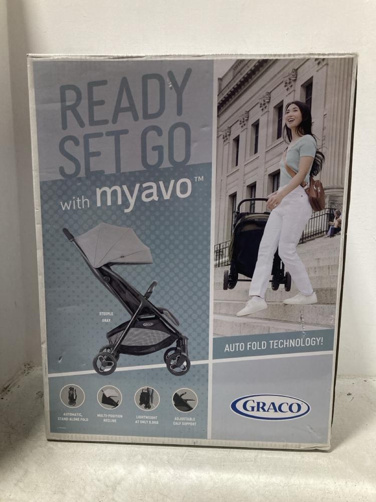 Lot 620  
            Chesterfield SR47 - Parcel Delivery Only 

                
GRACO MYAVO TRAVEL STROLLER (LOCATION: C2)