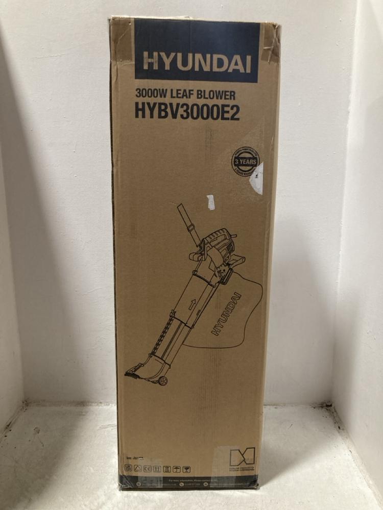 Lot 626  
            Chesterfield SR47 - Parcel Delivery Only 

                
HYUNDAI 3000W LEAF BLOWER - MODEL NO. HYBV3000E2 (LOCATION: C2)