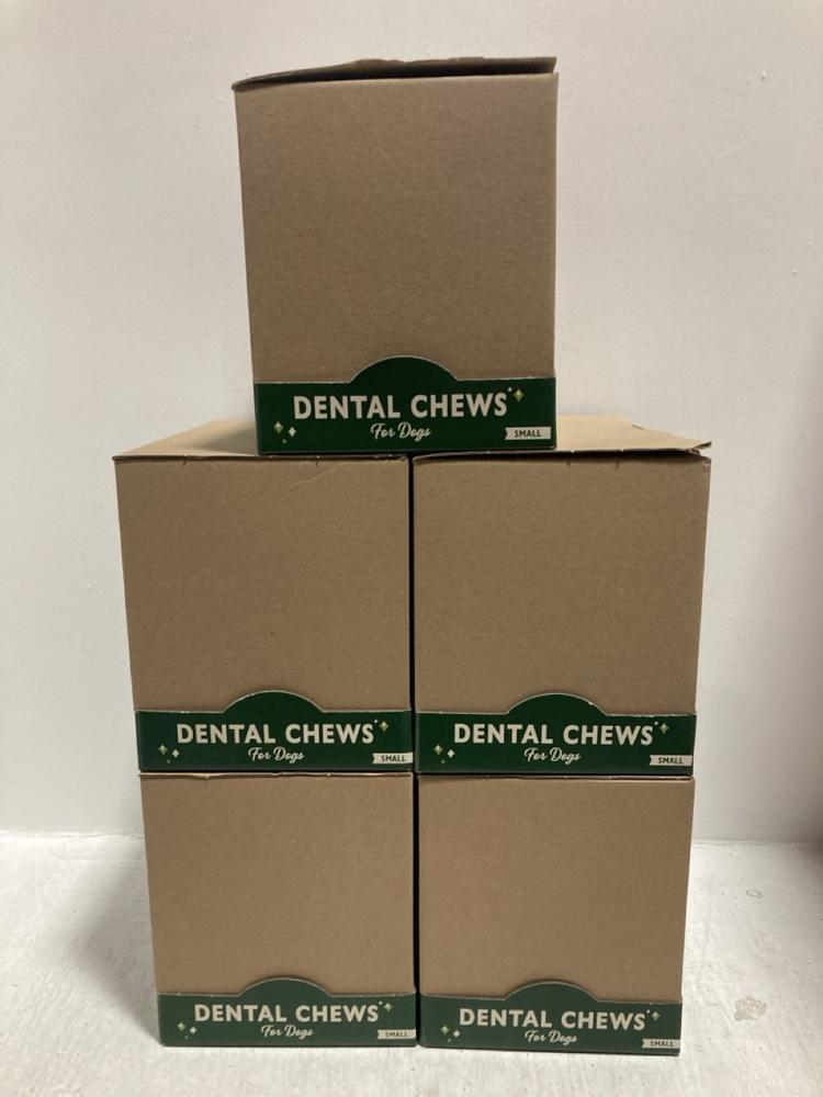 Lot 631  
            Chesterfield SR47 - Parcel Delivery Only 

                
5 X LILYS KITCHEN WOOFBRUSH DAILY DENTAL CHEWS FOR SMALL DOGS (5 X 154G) - BB 08/...