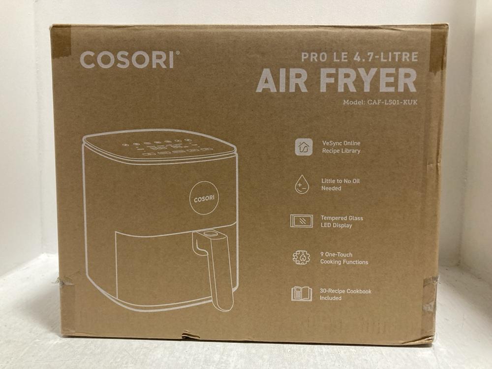 Lot 648  
            Chesterfield SR47 - Parcel Delivery Only 

                
COSORI 4.7L 9 IN 1 COMPACT AIR FRYER (LOCATION: C3)