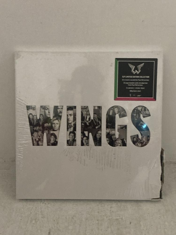 Lot 66  
            Chesterfield SR47 - Parcel Delivery Only 

                
PAUL MCCARTNEY & WINGS LIMITED EDITION TRIPLE VINYL BOX SET ORIGINAL RRP £104 (LO...