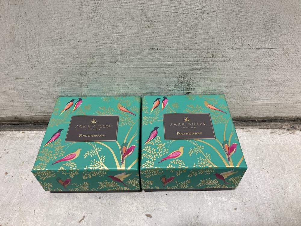 Lot 804  
            Chesterfield SR47 - Parcel Delivery Only 

                
2 X SARA MILLER CERAMIC COASTER SET - 68262404 (LOCATION: C10)