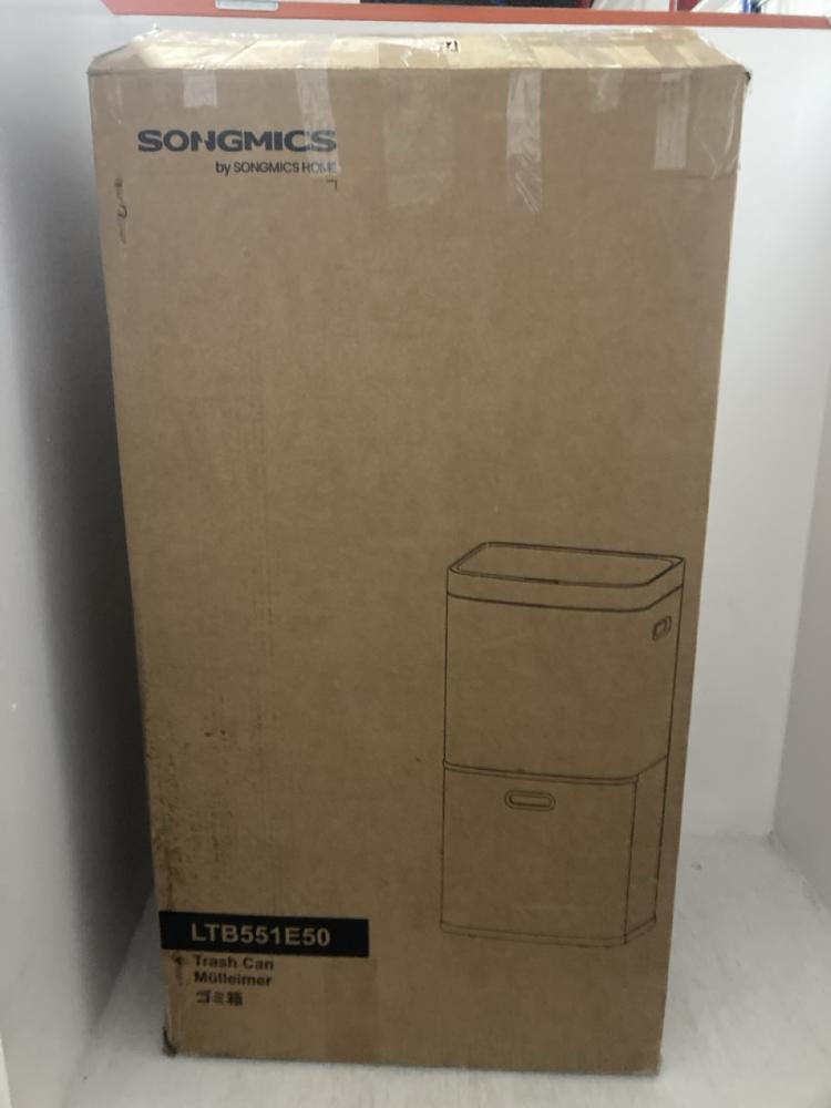 Lot 82  
            Chesterfield SR47 - Parcel Delivery Only 

                
SONGMICS TRASH CAN - MODEL NO. LTB551E50 - ORIGINAL RRP £100 (LOCATION: A1)