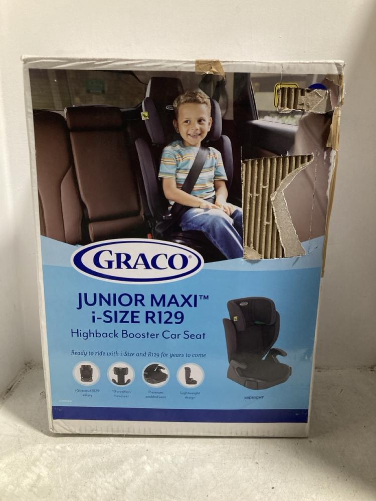 Lot 871  
            Chesterfield SR47 - Parcel Delivery Only 

                
GRACO JUNIOR MAXI ISIZE R129 CAR SEAT (LOCATION: C11)