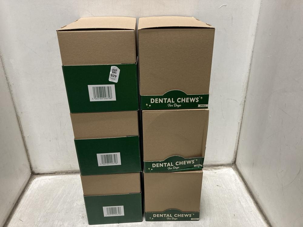 Lot 929  
            Chesterfield SR47 - Parcel Delivery Only 

                
6 X LILY'S KITCHEN SMALL WOOFBRUSH DAILY DENTAL CHEWS 5 X 14G. (LOCATION: D2)