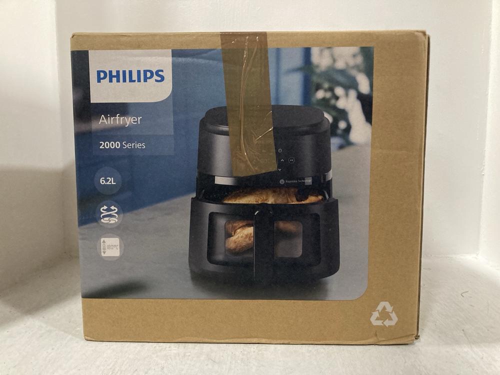 Lot 979  
            Chesterfield SR47 - Parcel Delivery Only 

                
PHILIPS 2000 SERIES 6.2L AIR FRYER (LOCATION: D4)