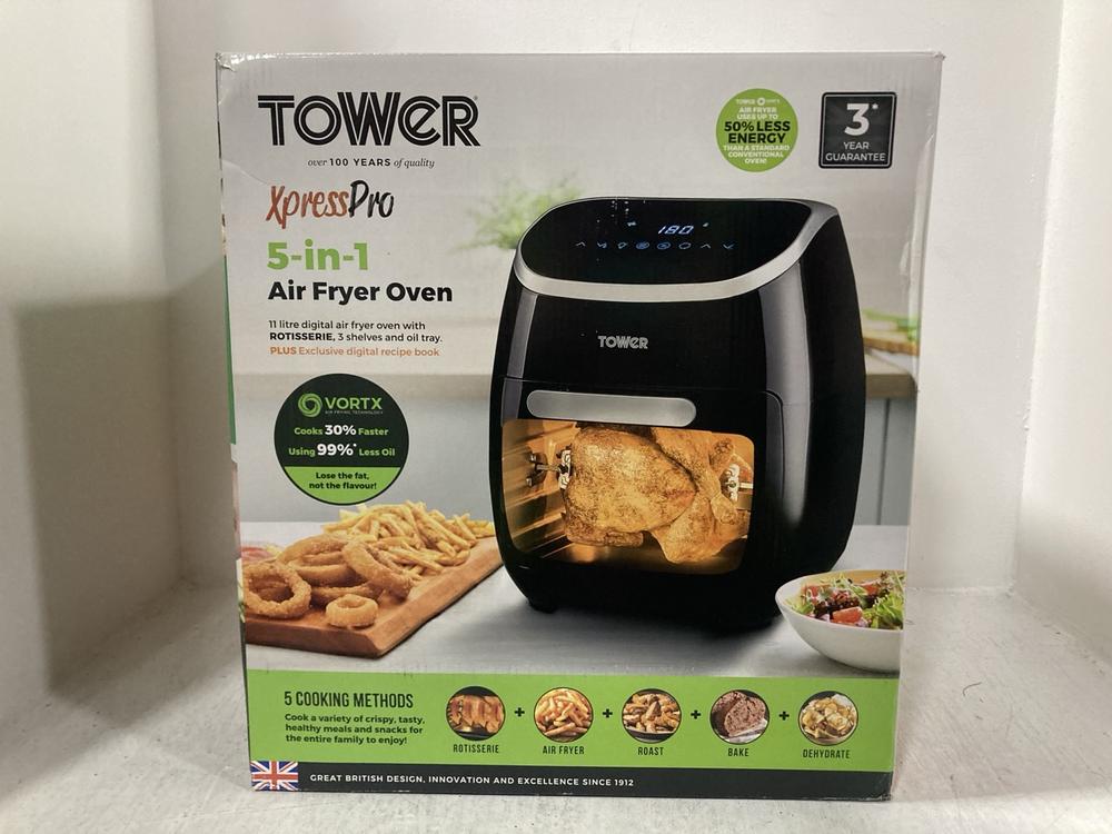 Lot 989  
            Chesterfield SR47 - Parcel Delivery Only 

                
TOWER 5 IN 1 XPRESS PRO AIR FRYER (LOCATION: D4)