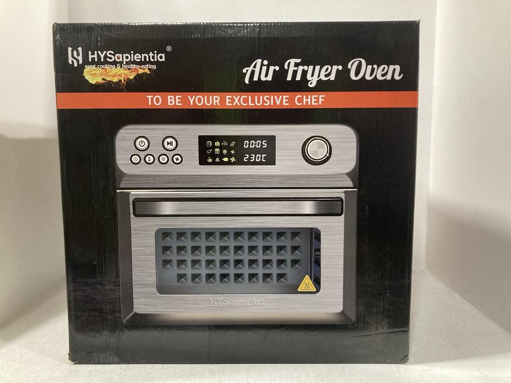 Lot 994  
            Chesterfield SR47 - Parcel Delivery Only 

                
HYSAPIENTIA 10 IN 1 AIR FRYER OVEN (LOCATION: D4)