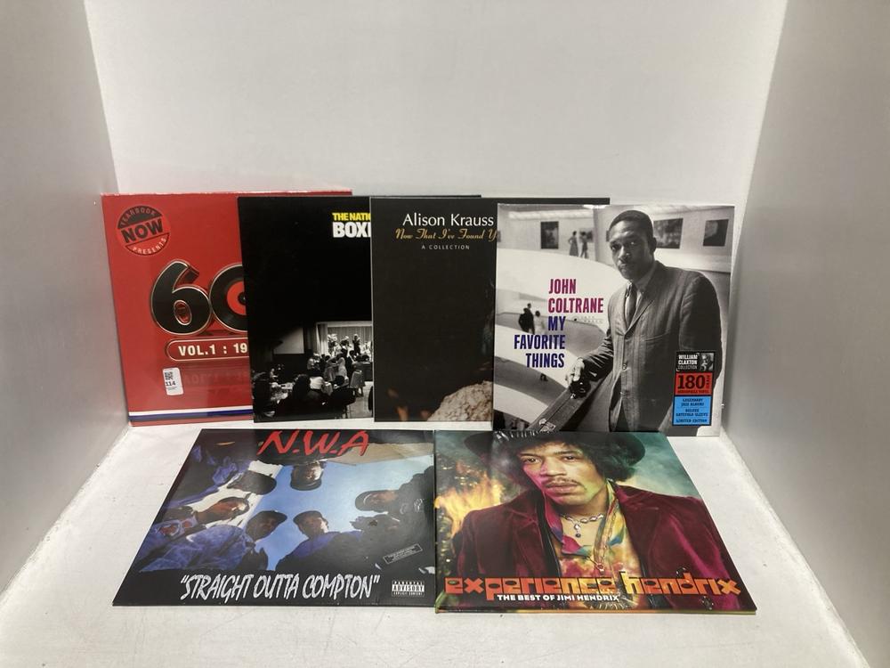 Lot 114  
            Chesterfield SR46 - Parcel Delivery Only 

                
6 X ASSORTED VINYLS TO INCLUDE N.W.A "STRAIGHT OUTTA COMPTON" VINYL (LOCATION: F1)