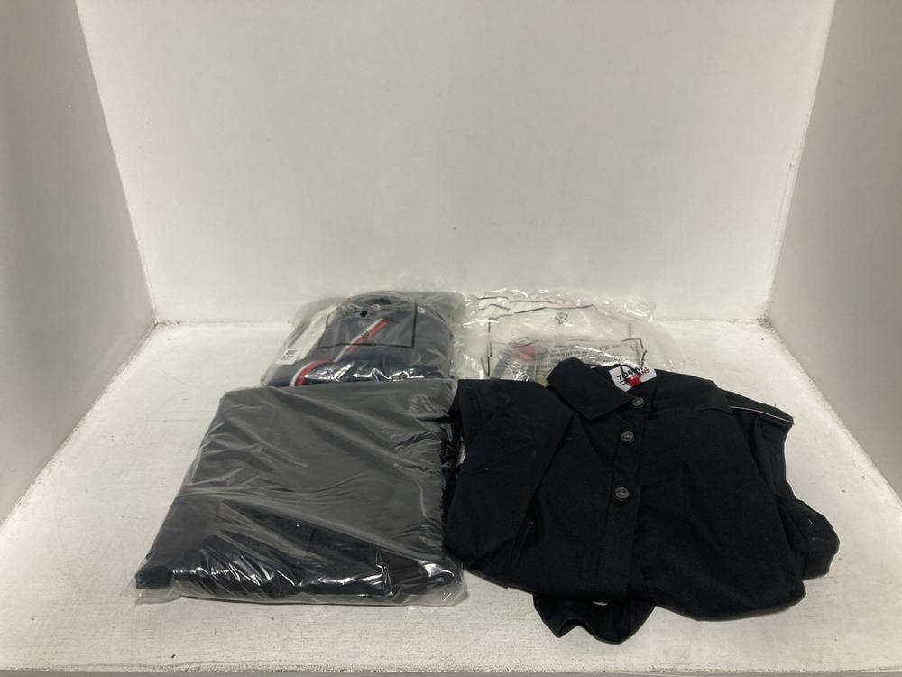 Lot 124  
            Chesterfield SR46 - Parcel Delivery Only 

                
4 X ASSORTED ADULTS BRANDED CLOTHING TO INCLUDE JACK & JONES MENS POLO SHIRTS IN ...
