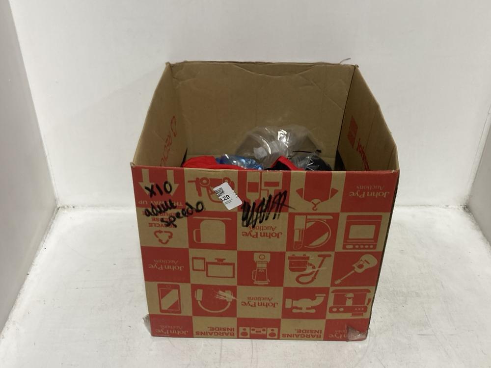 Lot 129  
            Chesterfield SR46 - Parcel Delivery Only 

                
10 X ASSORTED ADULTS SPEEDOS TO INCLUDE SPEEDO OPEN BACK SWIMSUIT IN RED - UK SIZ...