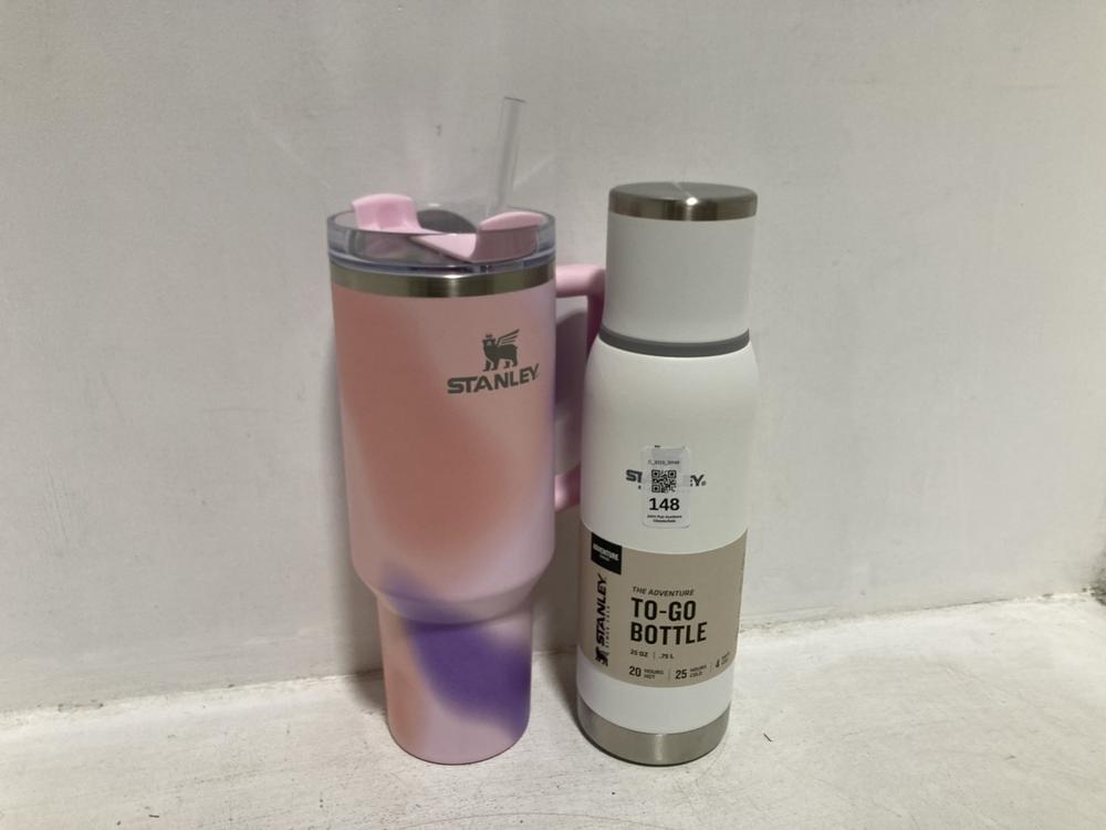 Lot 148  
            Chesterfield SR46 - Parcel Delivery Only 

                
STANLEY THE ADVENTURE TO-GO 25OZ BOTTLE IN WHITE TO INCLUDE STANLEY QUENCHER H2.0...