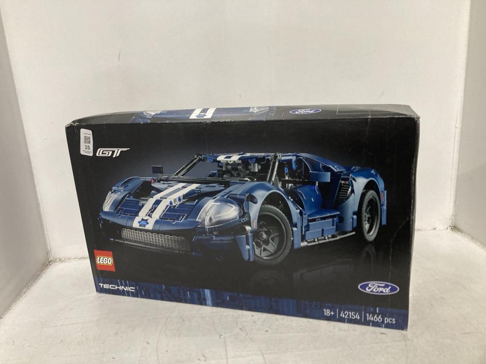 Lot 15  
            Chesterfield SR46 - Parcel Delivery Only 

                
LEGO 42154 1466-PCS TECHNIC FORD GT SET - APPROX ORIGINAL RRP £150 (LOCATION: A1)