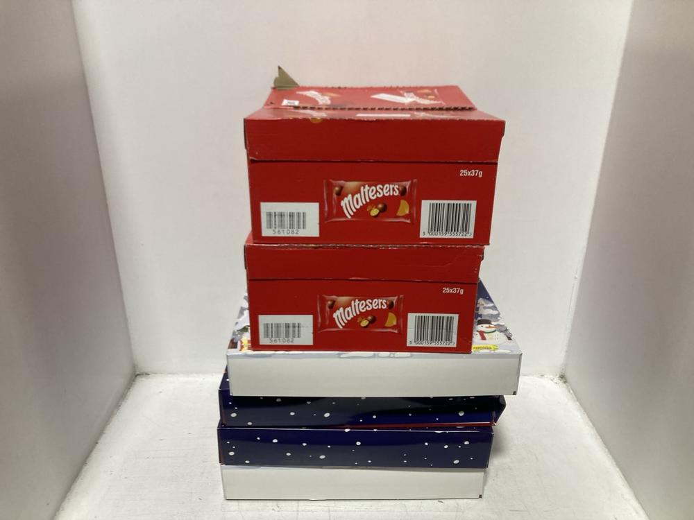 Lot 172  
            Chesterfield SR46 - Parcel Delivery Only 

                
QTY OF ASSORTED CHOCOLATES & SWEETS TO INCLUDE SWIZZELS SWEET ADVENT CALENDAR (LO...
