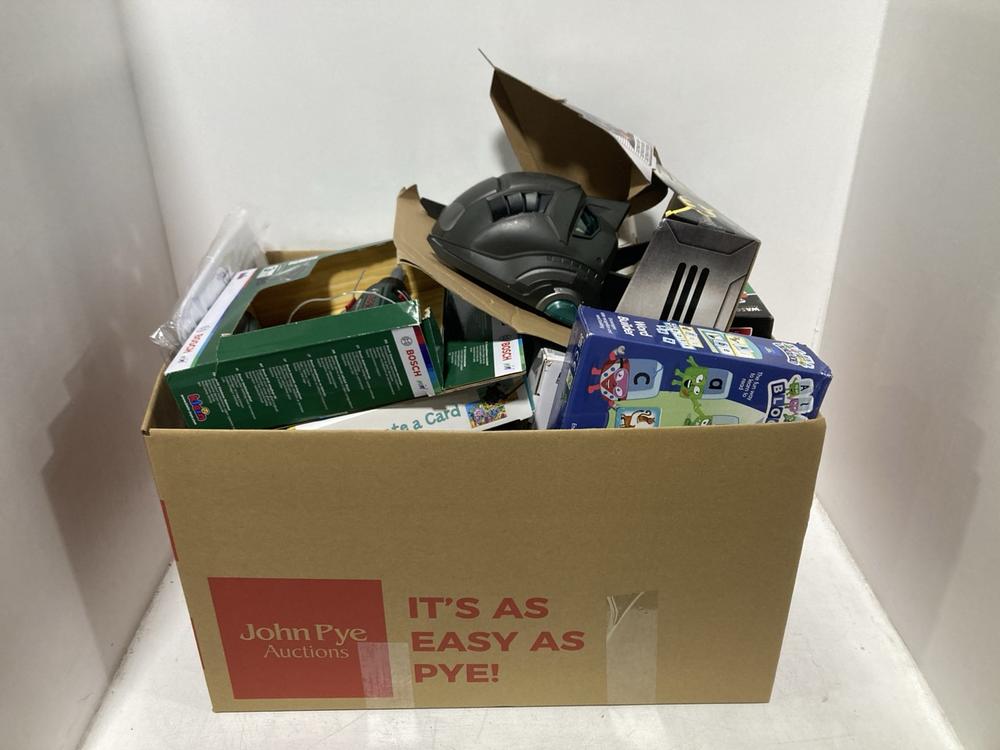 Lot 176  
            Chesterfield SR46 - Parcel Delivery Only 

                
QTY OF ASSORTED KIDS TOYS TO INCLUDE BATMAN ARMOR-UP BATMAN MASK (LOCATION: F2)