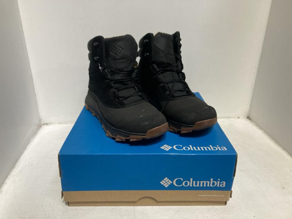 Lot 191  
            Chesterfield SR46 - Parcel Delivery Only 

                
COLUMBIA EXPEDITIONIST SHIELD BOOTS GREY & BLACK - UK SIZE 13 (LOCATION: F3)
