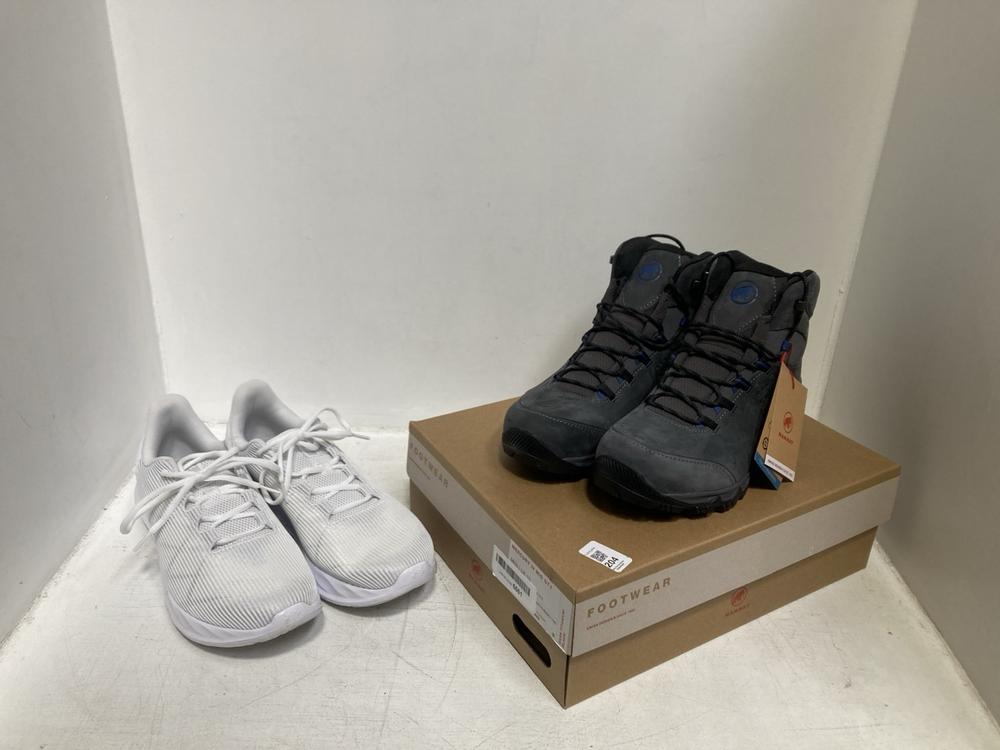 Lot 204  
            Chesterfield SR46 - Parcel Delivery Only 

                
MAMMUT MERCURY IV MID GT SUEDE BOOTS IN GREY - UK SIZE 10 TO INCLUDE UNDER ARMOUR...