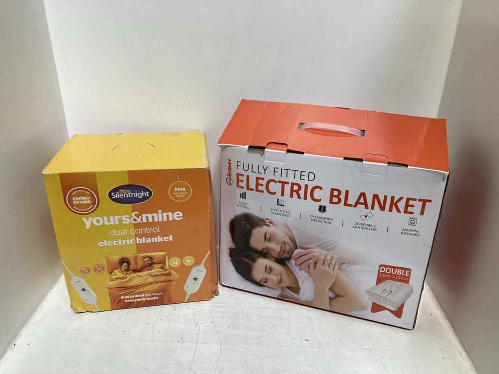 Lot 216  
            Chesterfield SR46 - Parcel Delivery Only 

                
SILENTNIGHT YOURS & MINE DUAL CONTROL ELECTRIC BLANKET - KING SIZE TO INCLUDE WAR...