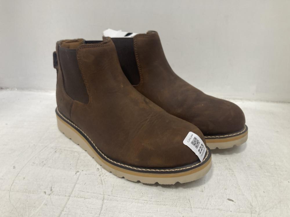 Lot 223  
            Chesterfield SR46 - Parcel Delivery Only 

                
CARHARTT STEEL-TOE CAP BOOTS IN BROWN - UK SIZE 9 (LOCATION: F4)