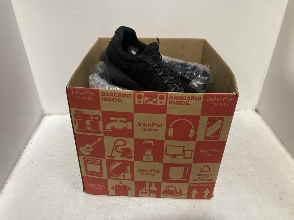 Lot 299  
            Chesterfield SR46 - Parcel Delivery Only 

                
4 X ASSORTED SKETCHERS TO INCLUDE SKETCHERS SLIP-INS SHOES IN BLACK - UK SIZE 12 ...