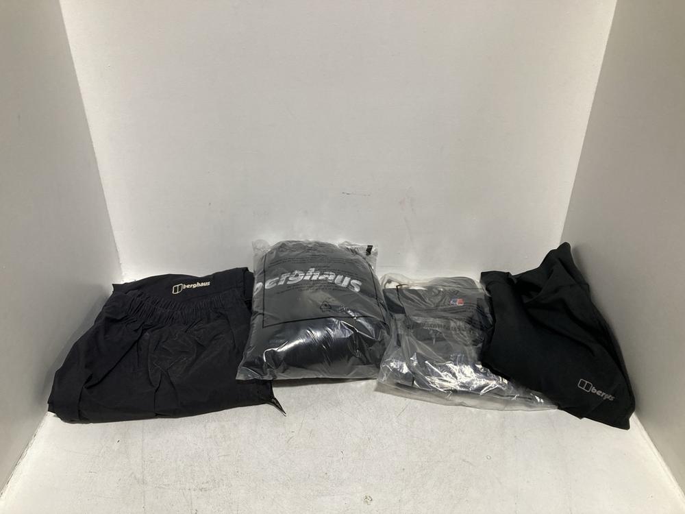 Lot 352  
            Chesterfield SR46 - Parcel Delivery Only 

                
QTY OF ASSORTED ADULTS BRANDED CLOTHING TO INCLUDE BERGHAUS LEGGINGS IN BLACK - U...