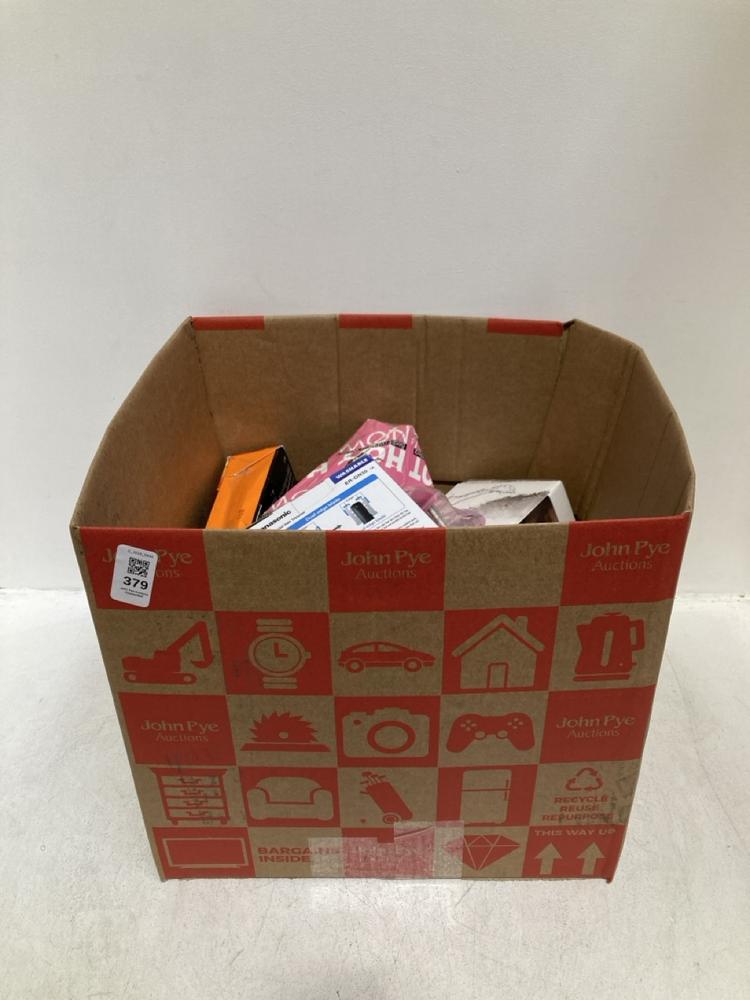 Lot 379  
            Chesterfield SR46 - Parcel Delivery Only 

                
QTY OF ASSORTED HEALTH & BEAUTY PRODUCTS TO INCLUDE PANASONIC ER-GN30 PRECISION C...