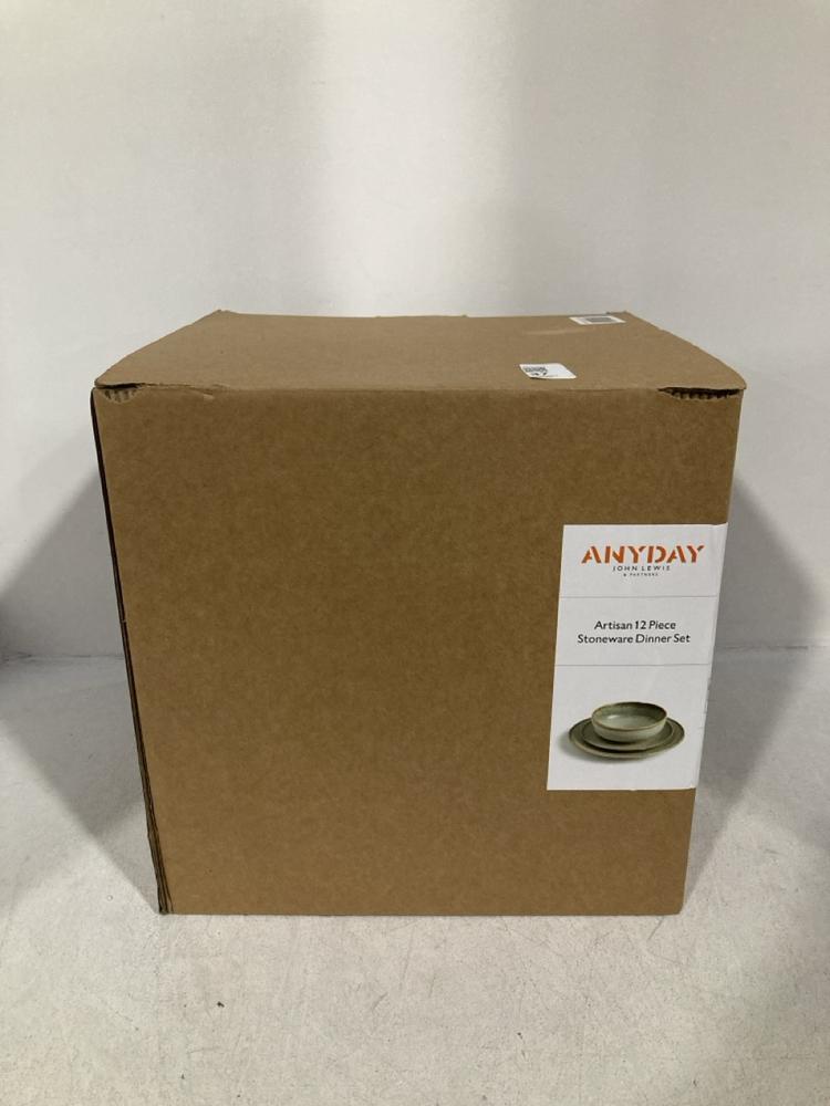 Lot 37  
            Chesterfield SR46 - Parcel Delivery Only 

                
ARTISAN 12-PIECE STONEWARE DINNER SET (LOCATION: A1)