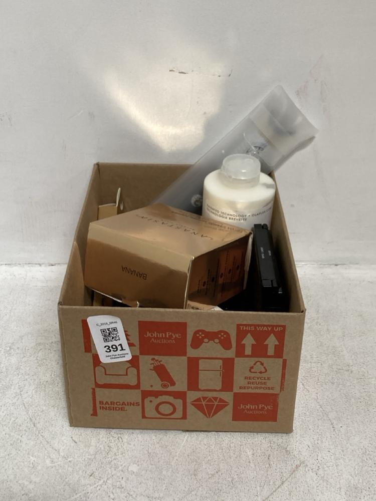 Lot 391  
            Chesterfield SR46 - Parcel Delivery Only 

                
QTY OF ASSORTED BEAUTY ITEMS TO INCLUDE ANASTASIA BEVERLY HILLS LOOSE SETTING POW...