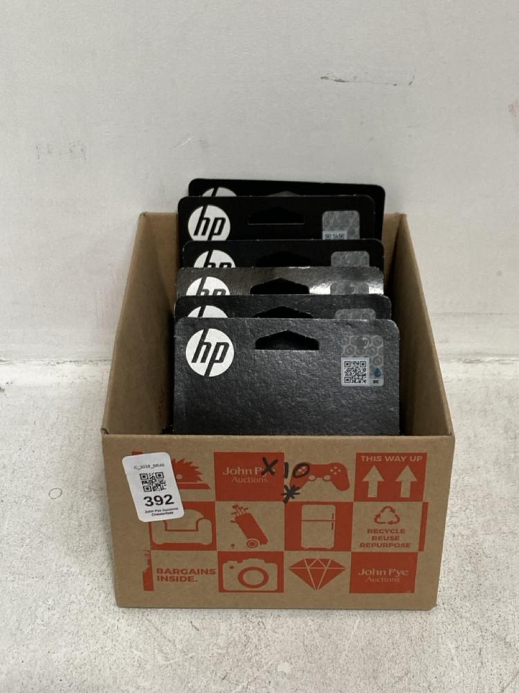 Lot 392  
            Chesterfield SR46 - Parcel Delivery Only 

                
10 X ASSORTED HP INKS TO INCLUDE HP 937 YELLOW ORIGINAL INK CARTRIDGE (LOCATION: E3)