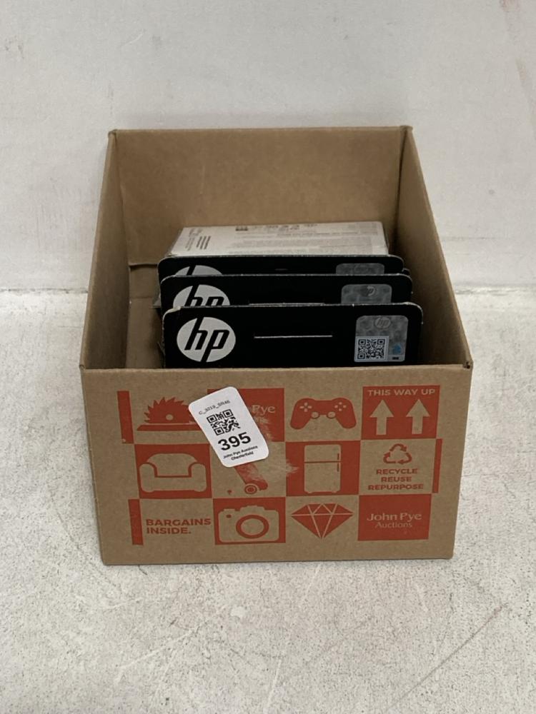 Lot 395  
            Chesterfield SR46 - Parcel Delivery Only 

                
6 X ASSORTED HP INKS TO INCLUDE HP 304 BLACK ORIGINAL INK CARTRIDGE (LOCATION: E3)