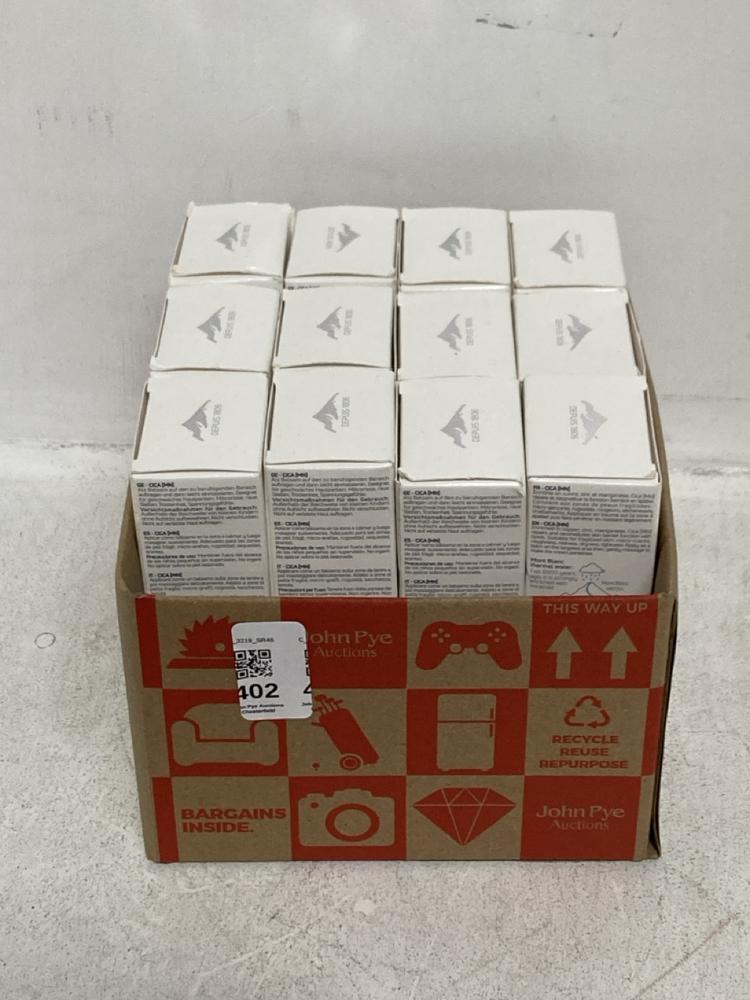 Lot 402  
            Chesterfield SR46 - Parcel Delivery Only 

                
12 X MONT BLANC SAINT-GERVAIS CICA (MN) THERMALSKIN WATER 50ML (LOCATION: E3)