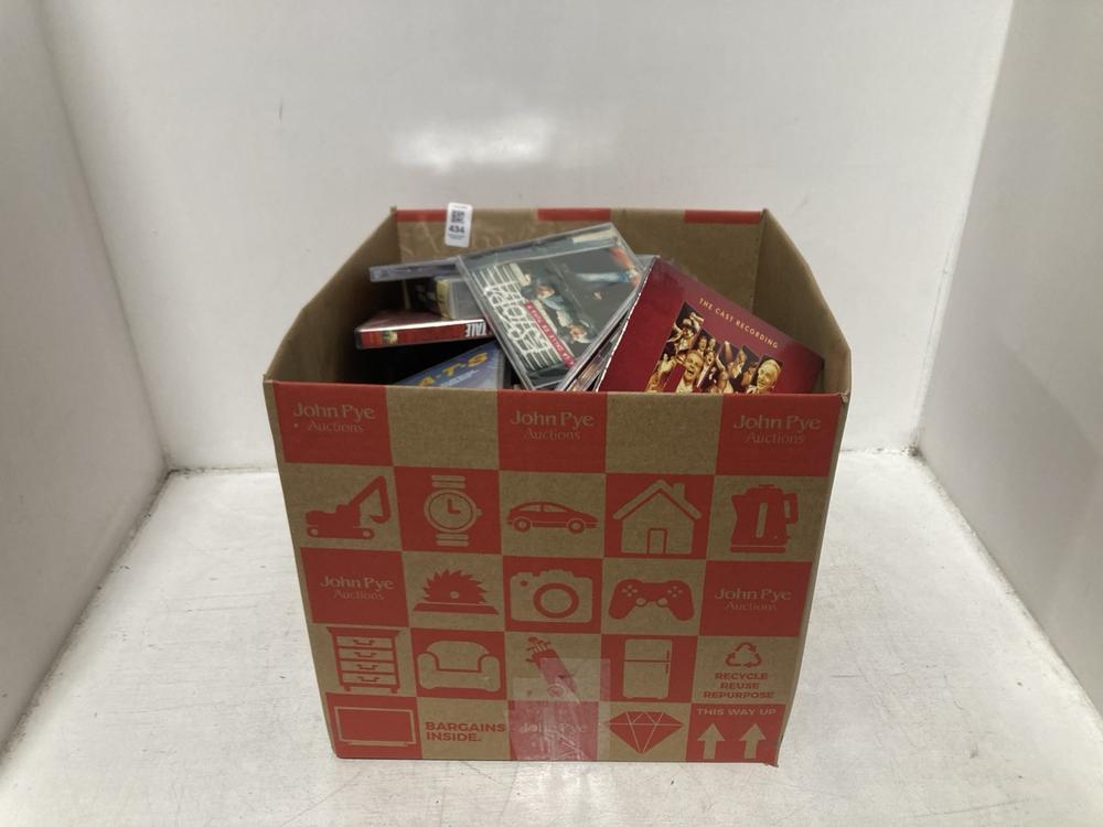 Lot 434  
            Chesterfield SR46 - Parcel Delivery Only 

                
QTY OF ASSORTED CDS TO INCLUDE B.O.A.T.S SMASH HITS & BEAUTIFUL MADNESS CD (LOCAT...