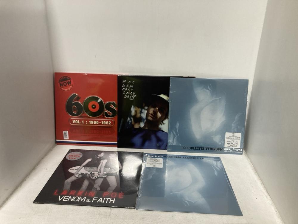 Lot 435  
            Chesterfield SR46 - Parcel Delivery Only 

                
6 X ASSORTED VINYLS TO INCLUDE MAC DEMARCO SALAD DAYS VINYL (LOCATION: E4)