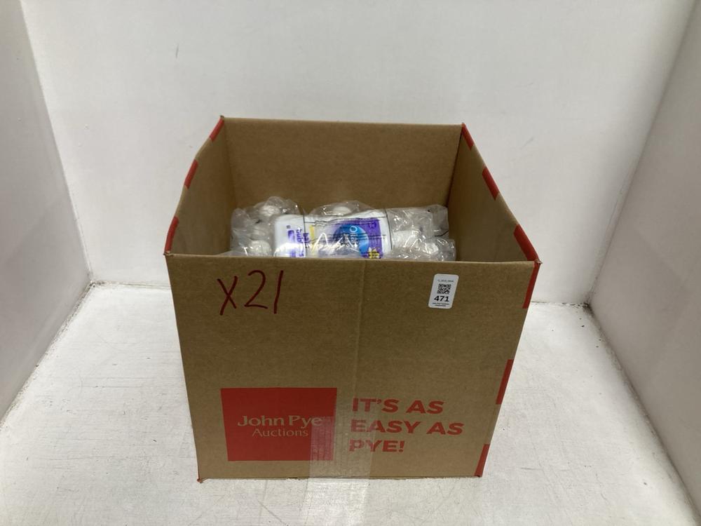 Lot 471  
            Chesterfield SR46 - Parcel Delivery Only 

                
21 X OILATUM JUNIOR BATH BUBBLES 300ML (LOCATION: D1)