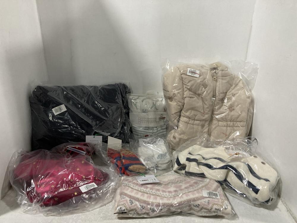 Lot 504  
            Chesterfield SR46 - Parcel Delivery Only 

                
QTY OF ASSORTED KIDS CLOTHING TO INCLUDE FRISTLE KNITTED JUMPER IN PINK - UK SIZE...