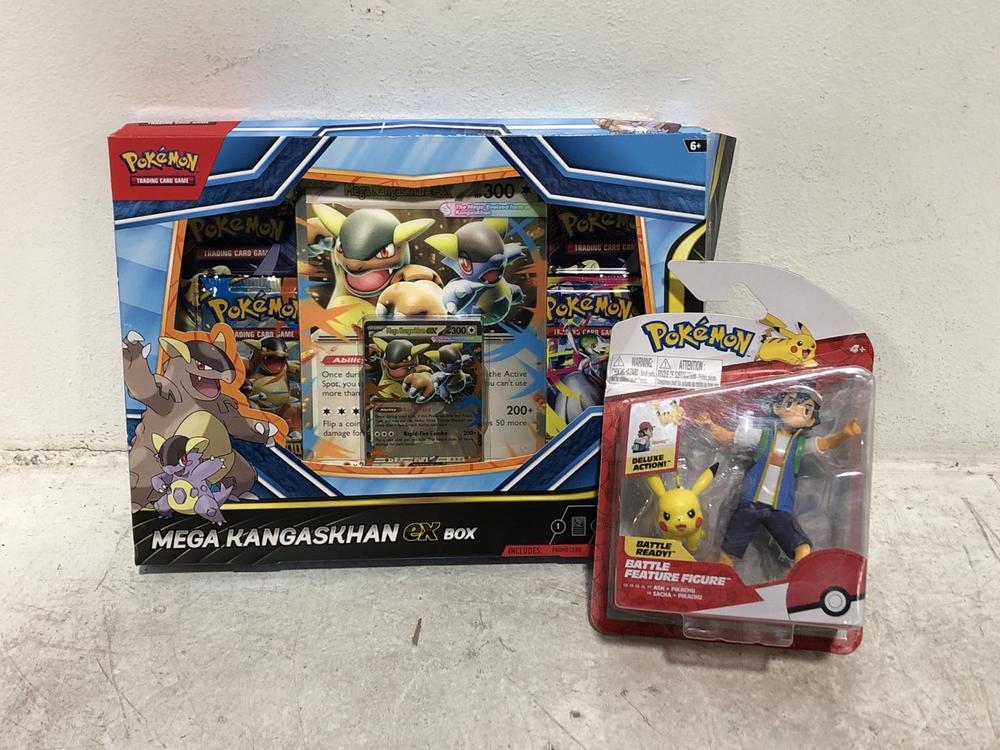 Lot 543  
            Chesterfield SR46 - Parcel Delivery Only 

                
POKEMON MEGA KANGASKHAN EX BOX TRADING CARD SET TO INCLUDE POKEMON BATTLE READY F...