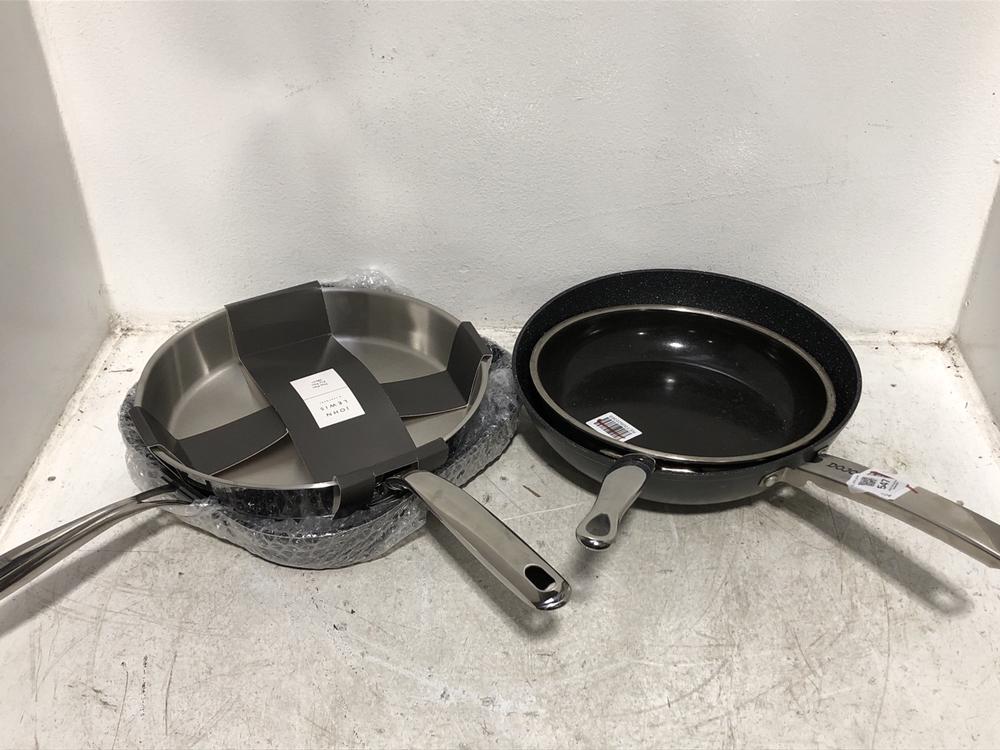 Lot 547  
            Chesterfield SR46 - Parcel Delivery Only 

                
4 X ASSORTED PANS TO INCLUDE NEVER STICK 2 WOC (LOCATION: D4)